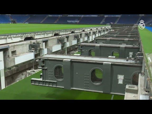 The INSANE New Retractable Pitch at the Santiago Bernabéu