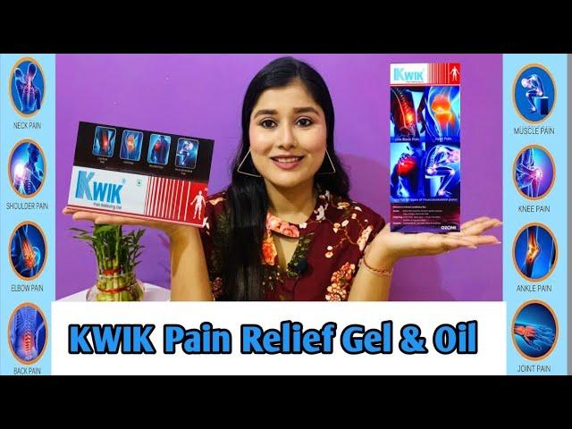 Quick Solution for Pain - Kwik Pain Relief Gel & Oil