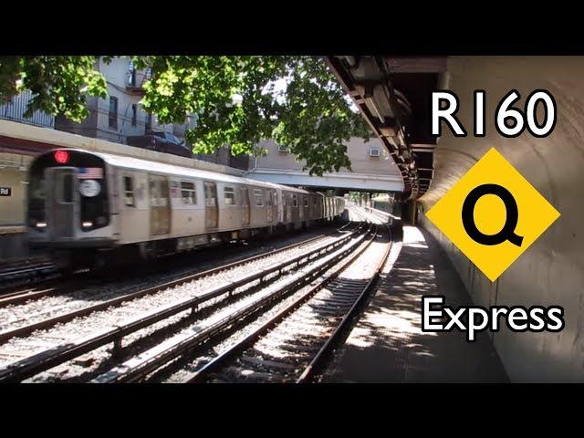 ᴿᴬᴿᴱ R160 Q Express Train passing Beverly Road