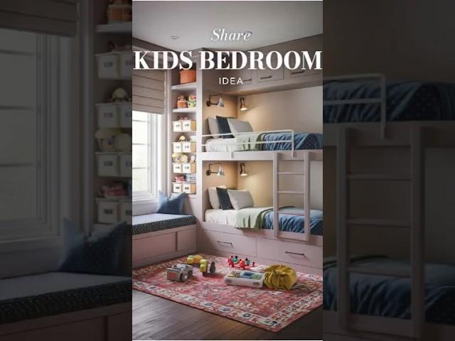 KID BEDROOM IDEA #cozyinteriors #bedroomdesign #interiordesign  #bedroominspiration #cozylivingspace