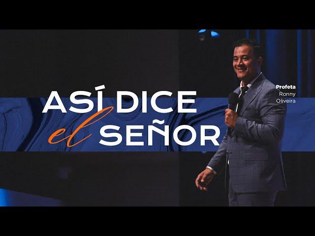 Profeta Ronny Oliveira│Así dice el Señor │ sábado 01 junio 2024