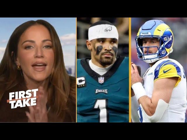 FIRST TAKE | "Hurts & Barkley are ready to against anybody" - Key Adams CLAIMS Eagles will beat Rams