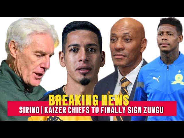 BIG NEWS  Itumeleng Khune  Kaizer Chiefs To Finally Sign Zungu | Sirino To replace Themba Zwane?