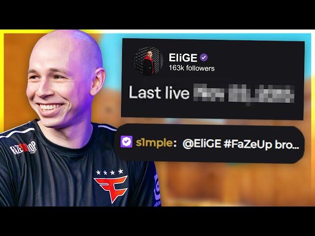 When ELIGE used to stream...
