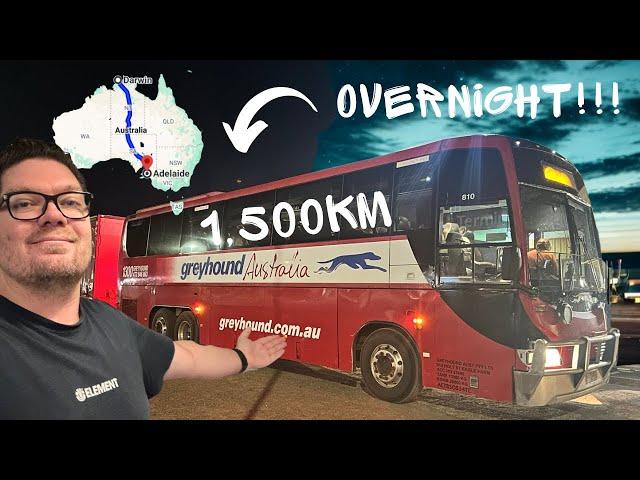 Taking a Greyhound BUS across AUSTRALIA - Alice Springs to Adelaide