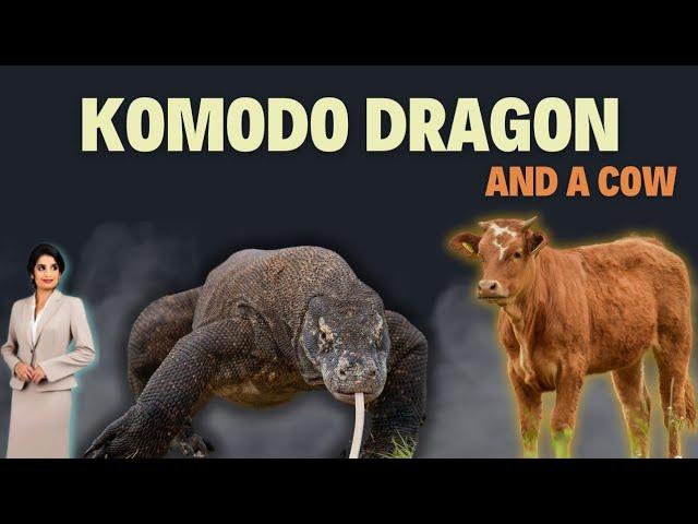 Oh No...Komodo Dragon Vs. Cow #shorts # viral