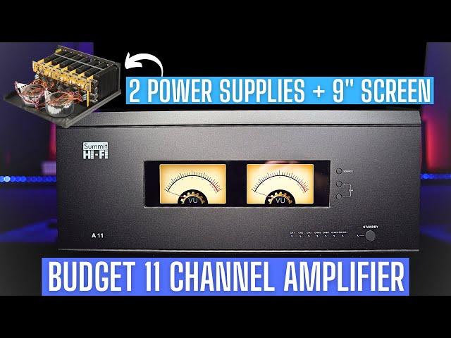 2 Power Supplies + 1 Display + Low Price = Amazing Amp! Summit Hifi A11 11 Channel Amplifier