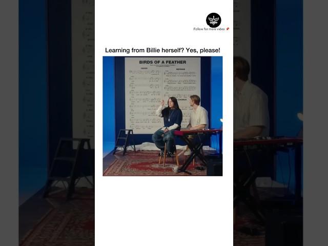 learning from Billie herself !  | music studio Ak | #shorts #billieeilish