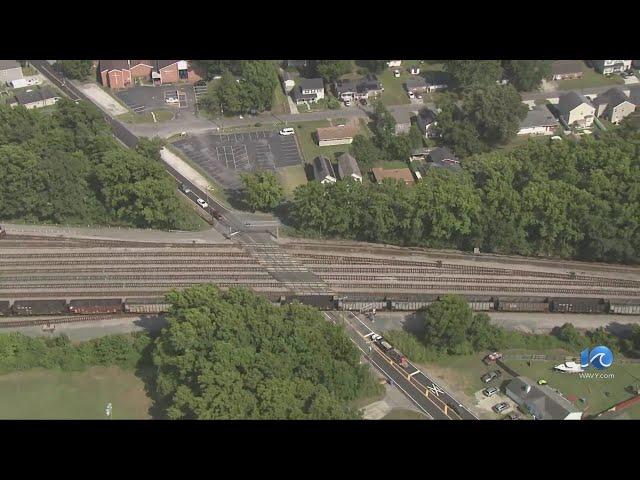 Overpass planned for Chesapeake's top reported "blocked" railroad crossing