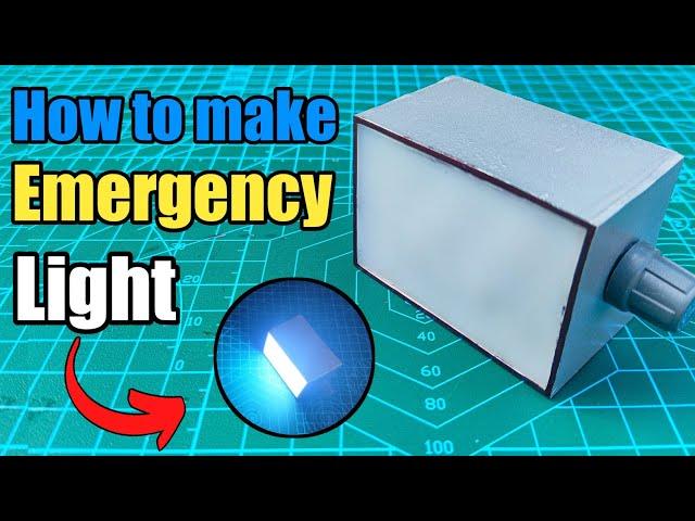 how to make rechargeable emergency light at home | emergency light kaise banaye | emergency light