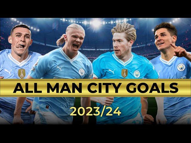 All 108 Man City Goals 2023/24 So Far | CINEMATIC STYLE