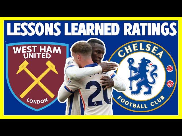 LESSONS LEARNED FROM CHELSEA SMASHING WEST HAM 3-0 | PLAYER RATINGS