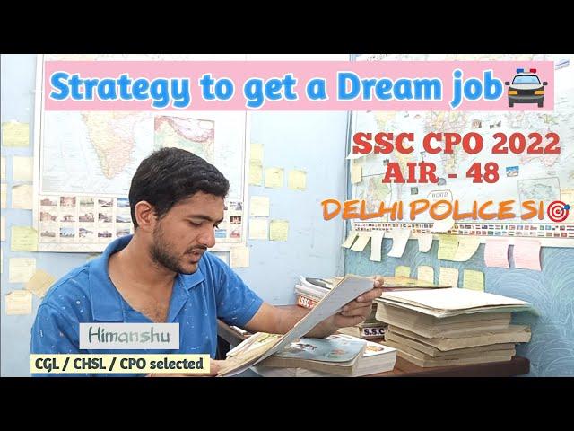 How I cleared ssc cpo in first attempt?? |ssc cpo strategy |ssc cpo kaise clear kre |ssc cpo 2023