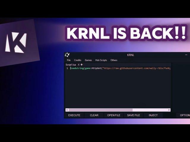 KRNL IS BACK?!?!! (ROBLOX KRNL EXECUTOR GUIDE 2024)