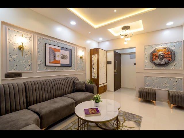 2 BHK Flat Interior Design in Pune | Ganga Amber I Tathawade I Pimpri Chinchwad I Vallabh Interiors