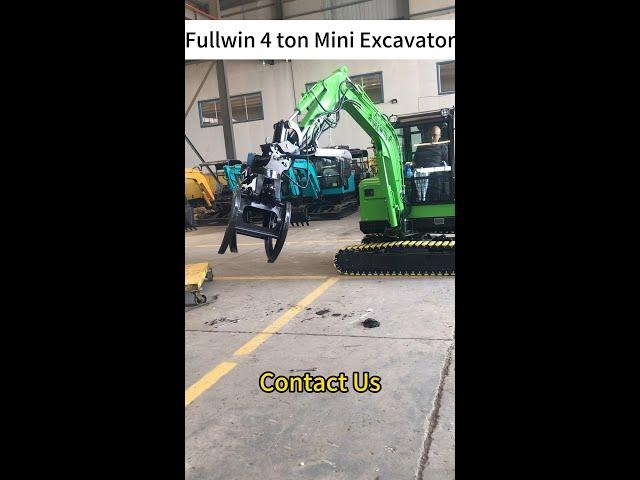 Introducing the Fullwin 4ton Mini Excavator — Efficiency Meets Power