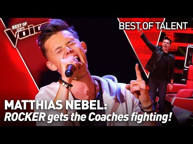 This ROCKER turns his Blind Audition into a CONCERT 