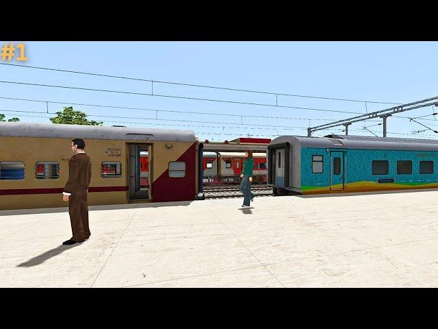 ICF SLEEPER COUPLING LHB HUMSAFAR COACH | BUMPY RAILROAD Train Simulator | Railwork | IT GAMER BOY