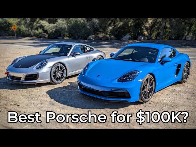 2023 Porsche 718 Cayman GTS 4.0 vs 2018 Porsche 911 Carrera T - Head to Head Review!