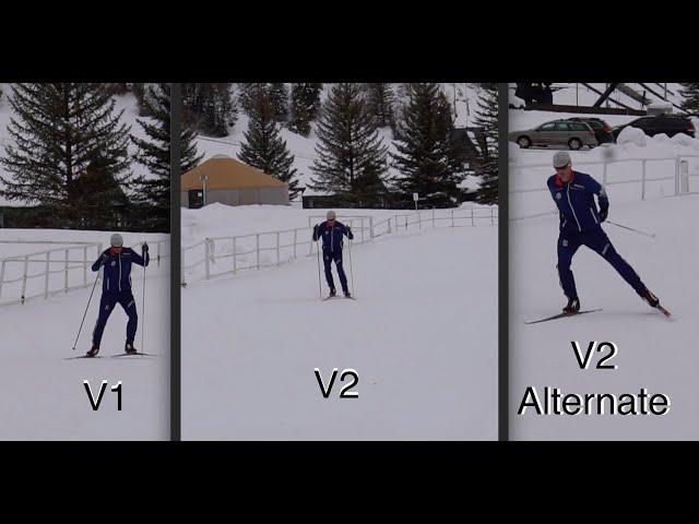 3 Skate Ski Techniques Explained: How to Cross Country Ski