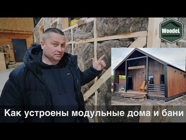 Как устроены модульные дома и бани WoodeL