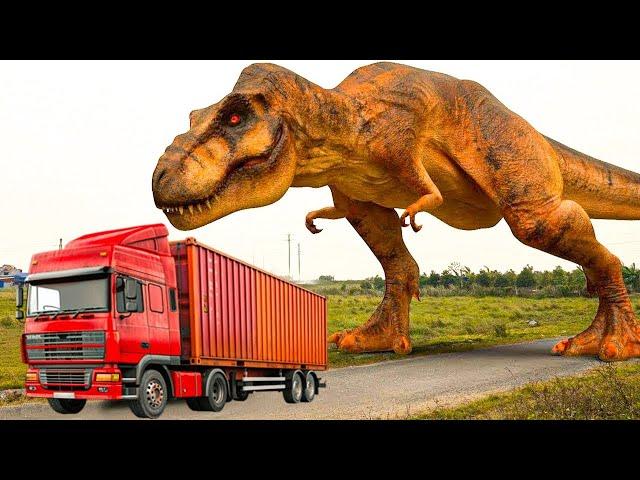 New Hollywood Movie (2025) Dinosaur Attack | T-rex Vs Anaconda | Jurassic Park| Dinosaur