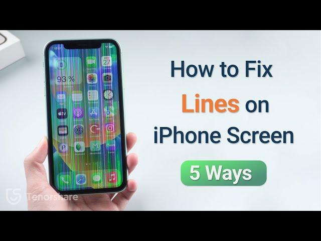 How to Fix Lines on iPhone Screen ? 5 Ways to Fix It - 2024 Full Guide!