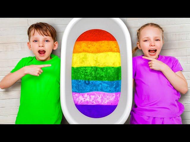 Colorful Slime Fun Time with Vania Mania Kids!