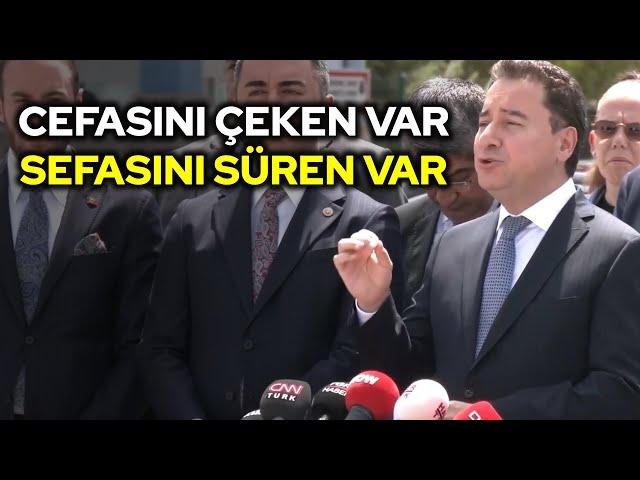 Ali Babacan Sinan Ateş duruşmasına katıldı. Gördüklerini basına anlattı