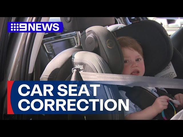 Mother urges families to re-consider car seats | 9 News Australia