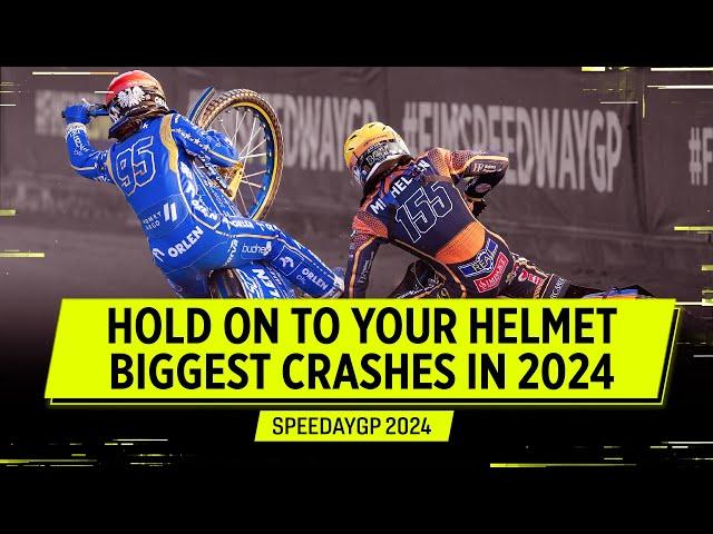 The BIGGEST CRASHES of 2024  | FIM Speedway Grand Prix