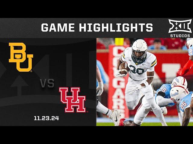 Baylor vs. Houston Game Highlights | 2024 Big 12 Football