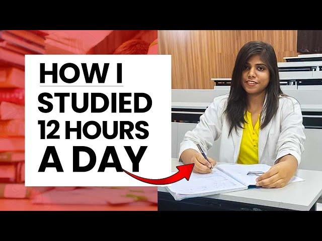 My NEET Preparation Journey: 12 Hours of Studying Daily | Sumedha Gupta MBBS