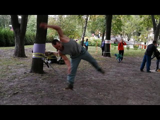 NorthwallFUN Ивент Киев парк им. Т. Шевченко Gibbon Slackline