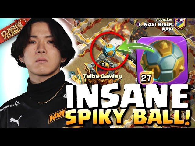 Klaus goes CRAZY with SPIKY BALL in Creative Masters GRAND FINALS! Clash of Clans