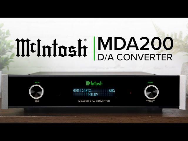 McIntosh MDA200 Stereo Digital-to-Analog Converter/Preamp Review