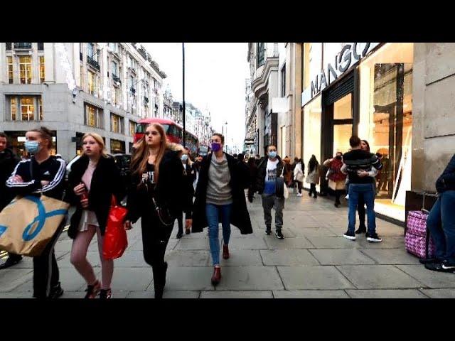 oxford street on Xmas day