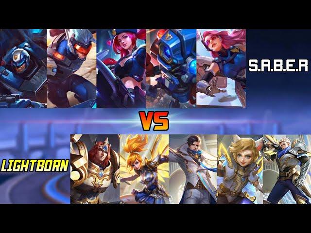 MOBILE LEGENDS S.A.B.E.R VS LIGHTBORN | MOBILE LEGENDS SABER VS LIGHTBORN 1VS1 FIGHT