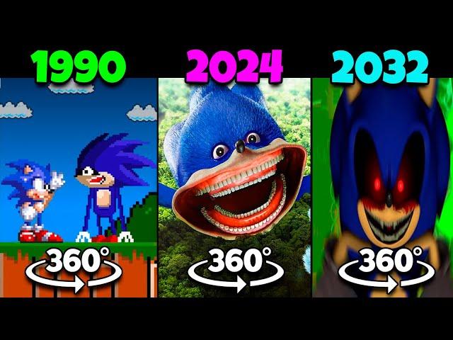 The Shin Sonic Tapes 1990 Sonic.EXE vs 2024 Chaos vs 2032 An Ordinary Sonic 360° VR
