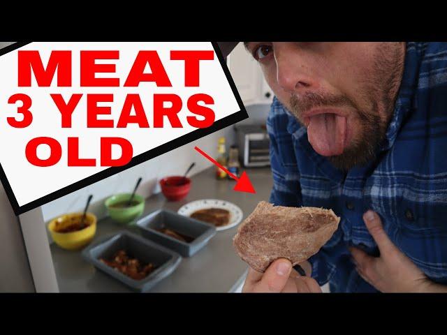 Rehydrating 3 Year Old Meat Steak, Pork Fish Hamburger HARVESTRIGHT Freeze DRYER