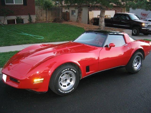 Red 1980 Corvette