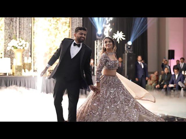 Bride and Groom's First Dance at their Indian Wedding