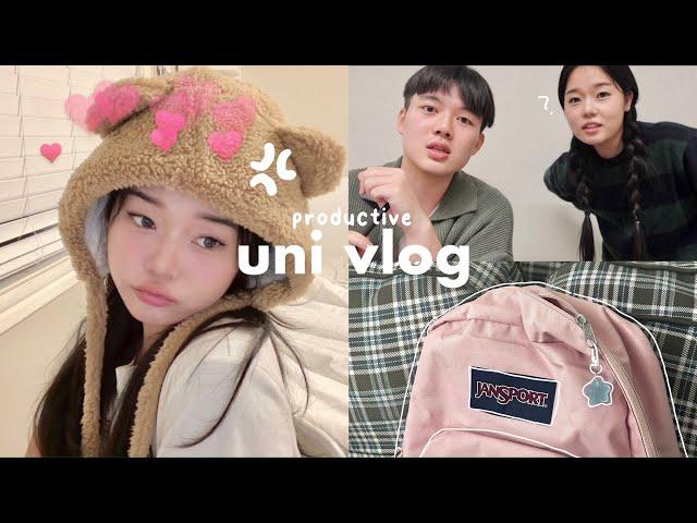 UNI VLOG️: Studying on campus, phone unboxing, football game etc