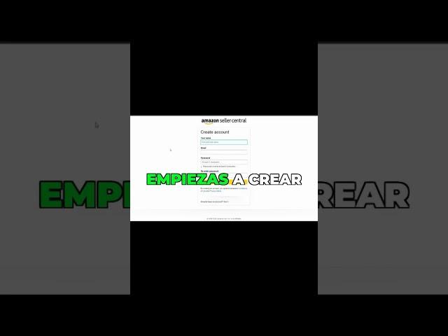 No Cometas Este Error al Crear tu Cuenta en Amazon fba