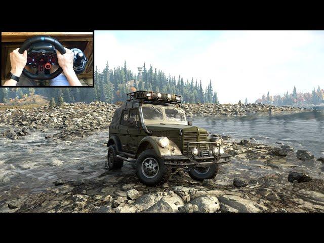 Russian Offroad VS American Wilderness - SnowRunner - Logitech G29