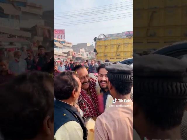 Mirza Ali Arbab meeting friends in his circle and receiving a grand welcome #mirza