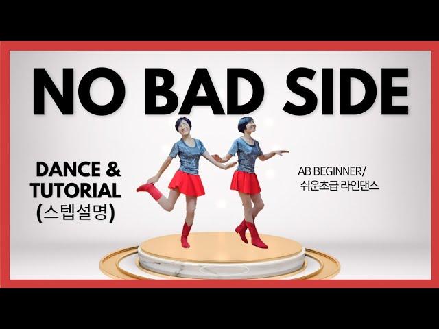 No Bad Side/Absolute Beginner 노배드 사이드 쉬운초급 라인댄스 /Dance &스텝설명