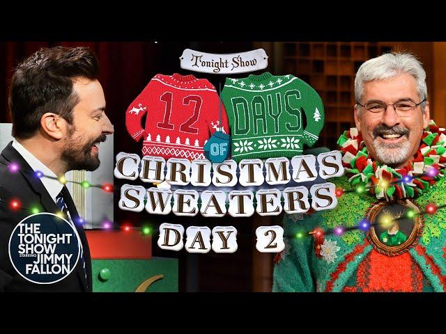 12 Days of Christmas Sweaters 2022: Day 2 | The Tonight Show Starring Jimmy Fallon