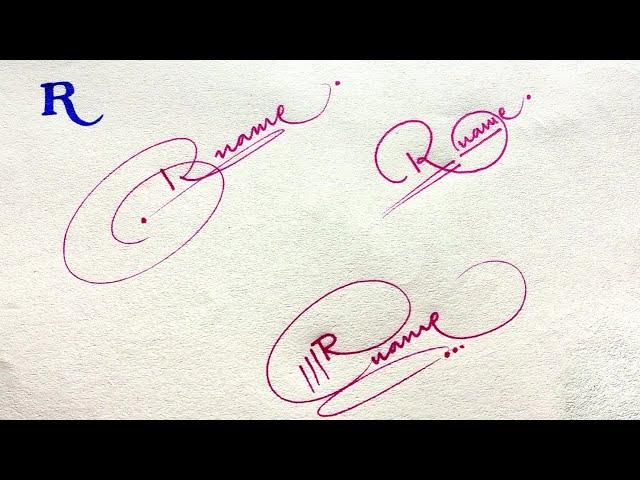 How to signature your name | Autograph | Billinioare signature | Signature tips/tricks | Calligraphy