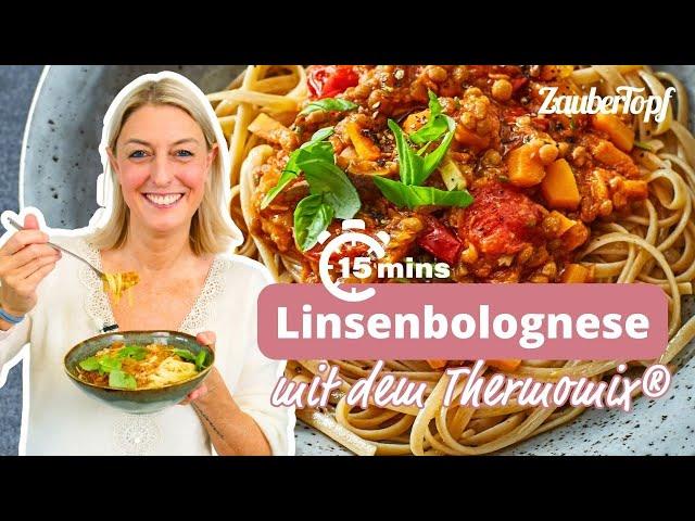  Quick lentil bolognese in just 15 minutes | Thermomix® recipe